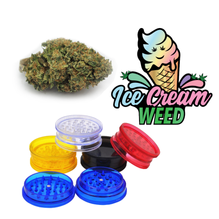 Starter Pack Grinder + 2g CBD varietà a scelta